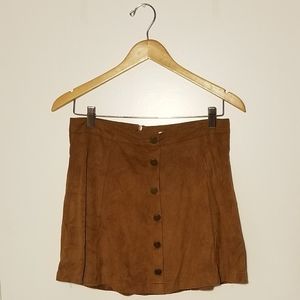 Suede Skirt